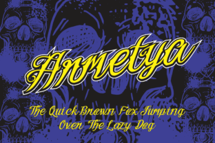 Armetya Typeface: Elevate Your Visual Marketing with Bold Script Typography