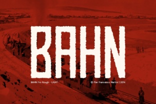 Bahn Light Font: A Lightweight Display Typeface for Business Branding
