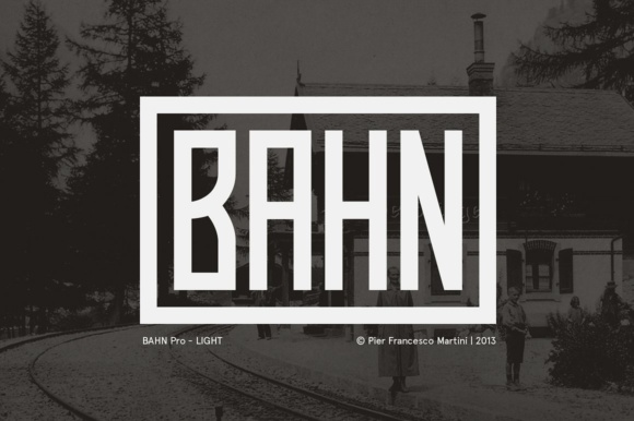 Bahn Pro Light: A Sleek Display Font for Modern Marketing Design