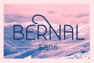Bernal Sans: A Delicate Modern Sans Serif Font for Handmade Branding