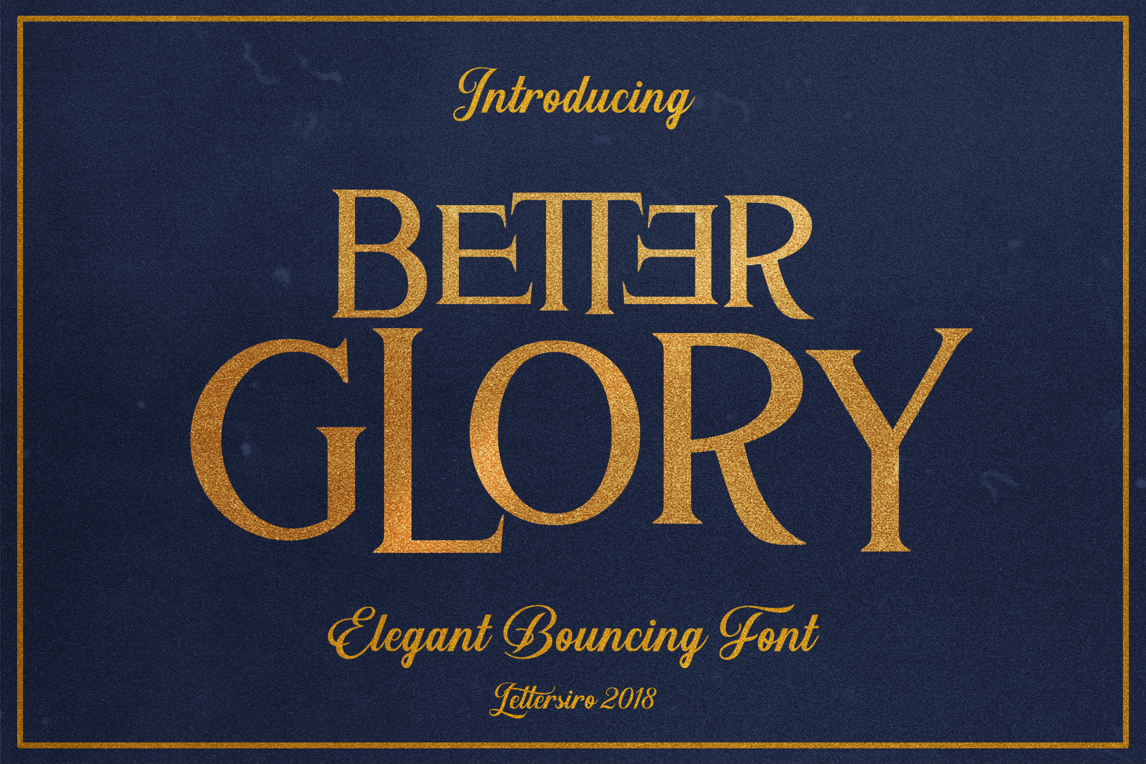 Better Glory: A Vintage Serif Font for Elegant Web Headlines