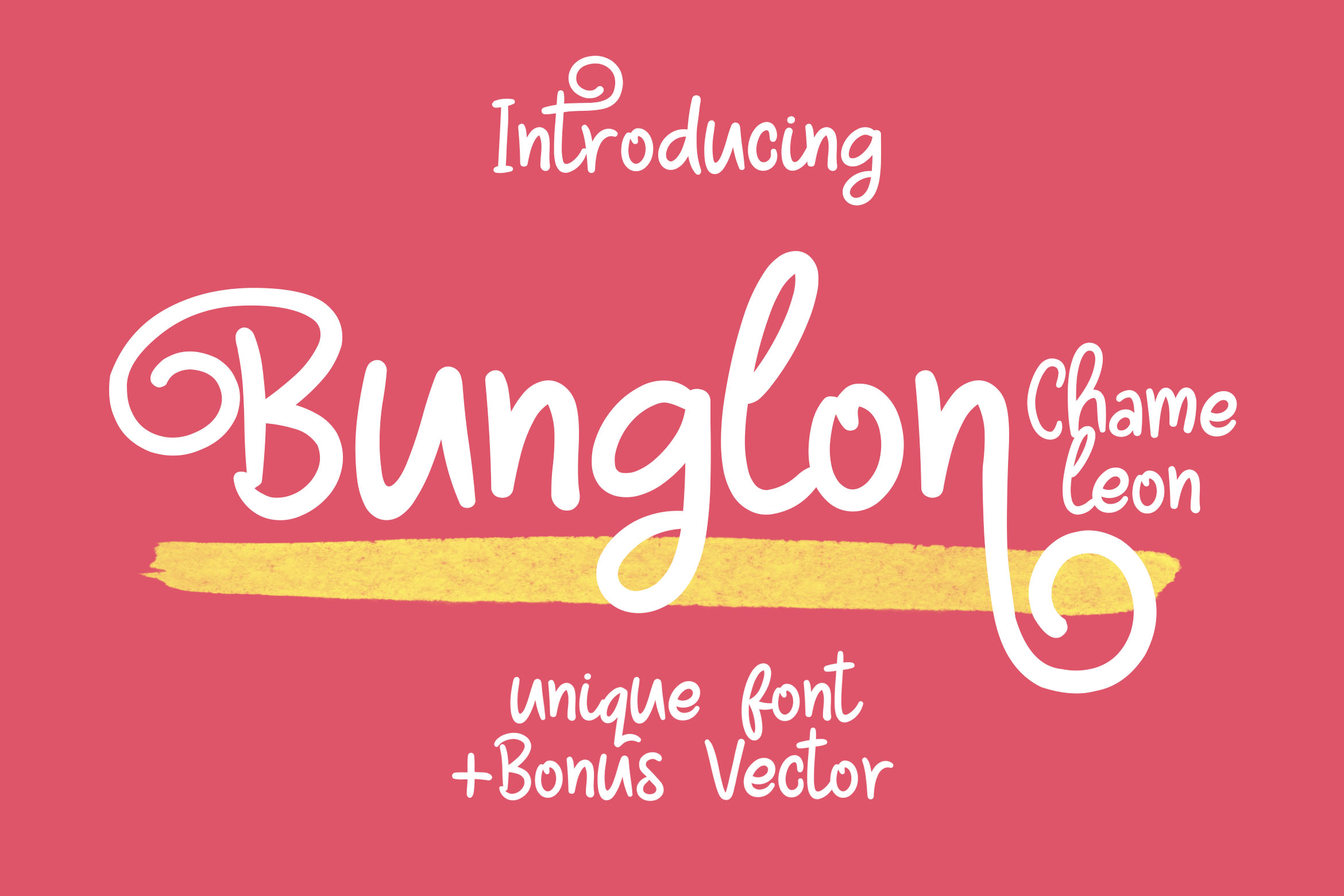 Bunglon Chameleon Font: A Designer’s Branding Test