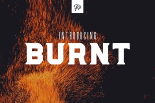 Burnt: A Bold Display Font for Impactful Handmade Product Design