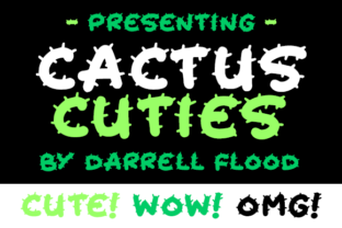 Cactus Cuties Font: Wild West Vibes for Scroll-Stopping Digital Designs