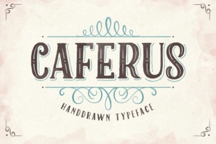 Caferus: A Retro-Inspired Display Font for Warm, Approachable Campaign Visuals