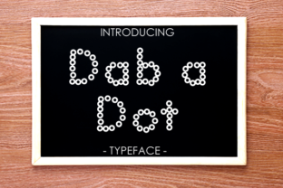 Dab a Dot: A Friendly Display Font for Editorial Charm
