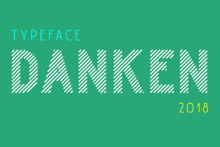 Danken Font: A Playful Display Typeface for Modern Designers