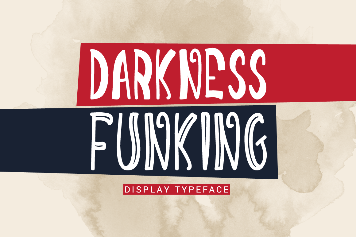 Darkness Funking: A Fresh Handwritten Font for Modern Editorial Design