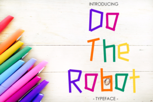 Do the Robot: A Quirky Display Font for Editorial Design and Digital Publishing