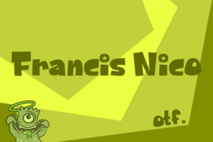 Francis Nico: A Fun, Cartoonish Display Font for Playful Brand Identities