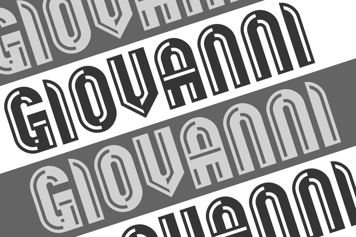 Giovanni: A Retro Display Font for Editorial Design and Content Branding