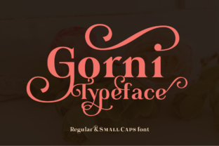 Gorni Typeface: Romantic Serif Font for Editorial Design and Display Typography