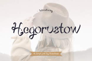 Hegorustow: A Luxurious Handwritten Font for Elegant Branding Projects