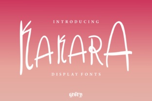 Kakara Font: Friendly Handwritten Display for Editorial Design