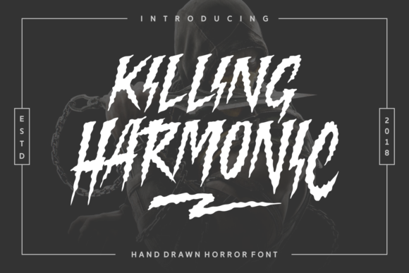 Killing Harmonic: A Bold Display Font for Striking Brand Identities