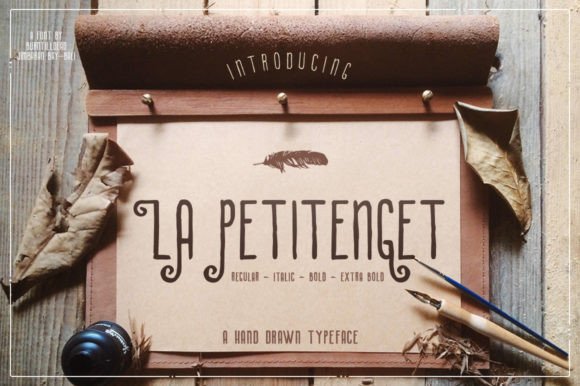 La Petitenget: A Display Font for Organic Elegance in Editorial Design