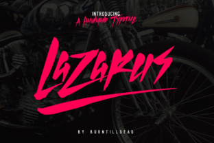 Lazarus Font: Hand-Drawn Elegance for Business Branding