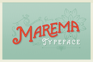 Marema: A Vintage Styled Font for Elegant Editorial Design