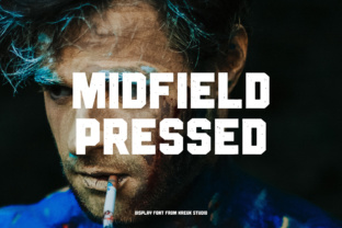 Midfield Pressed Font: Bold Branding for Business Owners