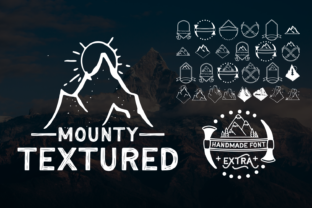 Mounty Textured: The Relaxed Display Font for Crafters & Small Product Makers