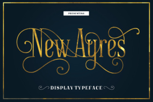 New Ayres Font: Timeless Elegance for Crafters and Sellers