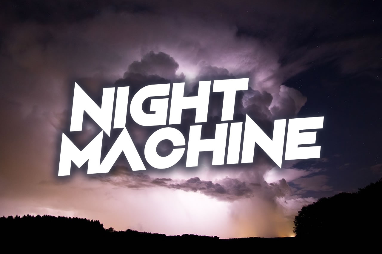 Night Machine: A Bold Display Font for Dynamic Brand Design