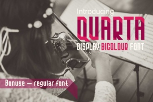 Quarta: A Modern Display Font for Editorial Design and Digital Publishing