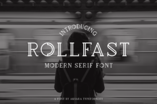 Rollfast: A Modern Outline Serif Font for Editorial Design and Digital Publishing