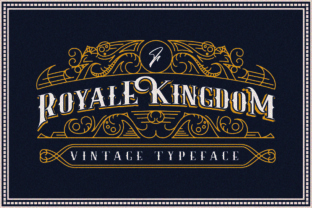Royale Kingdom: A Vintage Display Font for High-Impact Campaign Visuals
