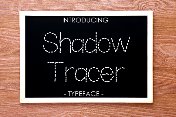 Shadow Tracer: A Dashed Font for Academic and Decorative Design