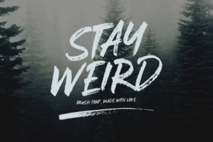 Stay Weird: A Distinctive Display Font for Editorial and Digital Design
