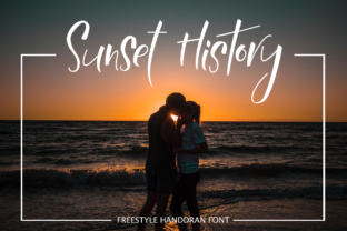 Sunset History: A Handwritten Font for Business Branding