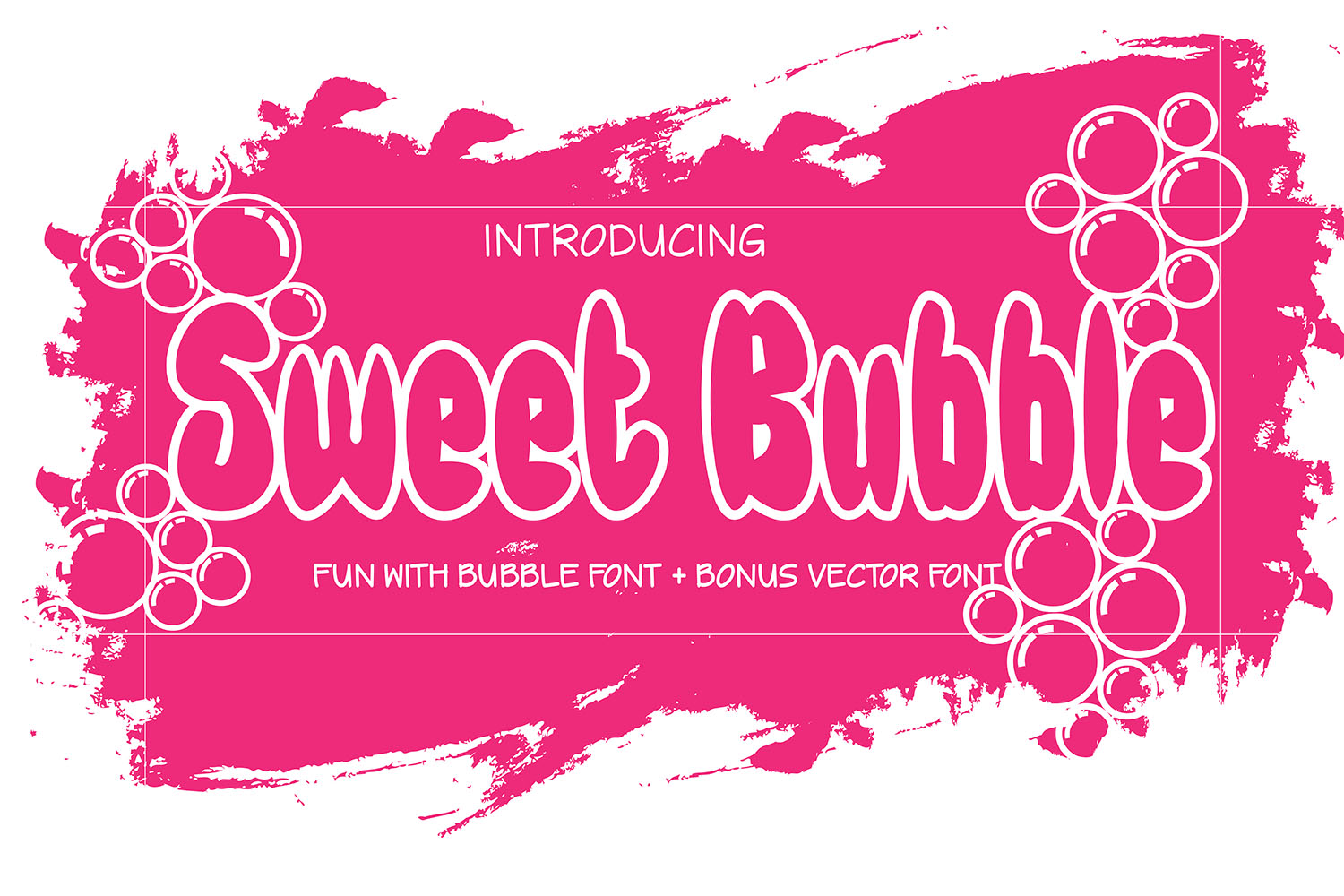 Sweet Bubble: A Playful Display Font for Handmade Designers and Creative Sellers