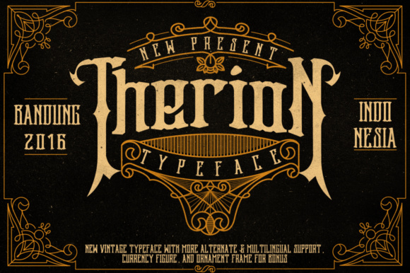 Therion: A Classic Display Font for Elegant Web Design