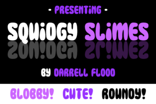 Using Squidgy Slimes Font for Playful Branding Projects