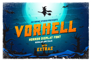 Vorhell: A Vintage Horror Font for Business Branding